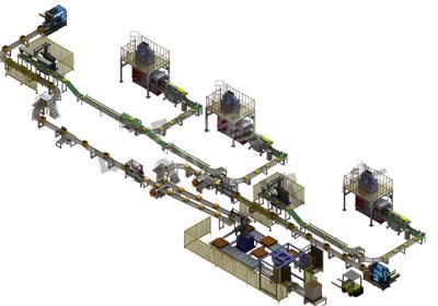 火鍋底料/番茄醬/大豆醬/辣椒醬/香菇醬包裝生產(chǎn)線解決方案