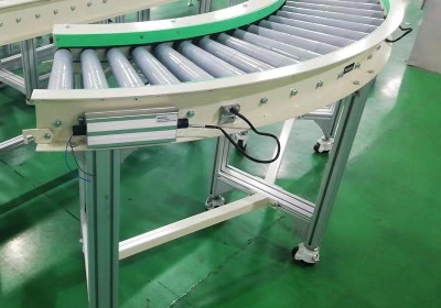 90度電動(dòng)滾輪輸送線